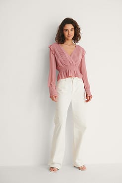 Recycled Pintucked Blouse