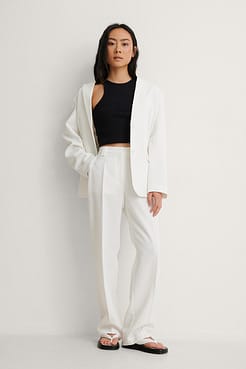 Twill Suit Pants Outfit.