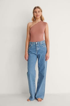 One Shoulder Sleeveless Body