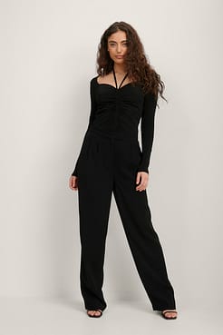 Cut Out Top Outfit
