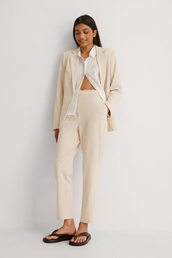 Tapered Suit Pants Outfit