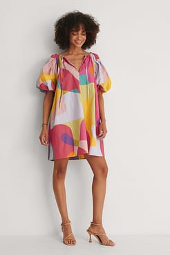 Maxi Volume Mini Cotton Dress Outfit.