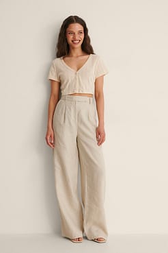 Short Sleeve Cardigan Top Outfit.