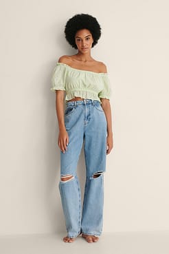 Anglaise Cropped Top Outfit.