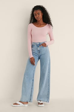 Round Neck Babylock Top Outfit.