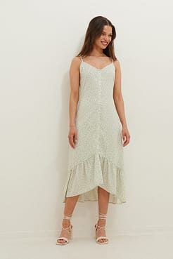 Button Up Midi Dress Outfit.