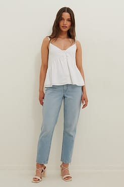 Button Up Top Outfit.