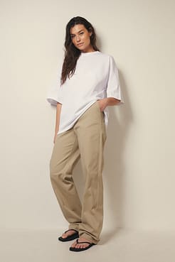 Cotton Boxy T-Shirt Outfit.