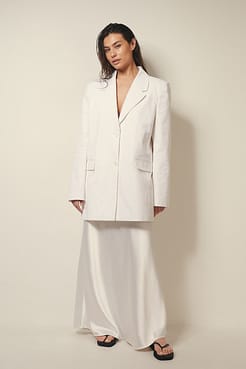Big Shoulder Blazer Outfit.