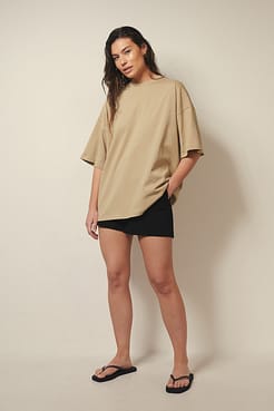 Heavy Cotton Boxy T-Shirt Outfit.