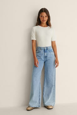 Babylock Detail Rib Top Outfit