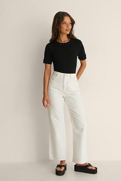 Babylock Detail Rib Top Outfit
