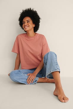 Oversized 3/4 Sleeve Tee Outfit