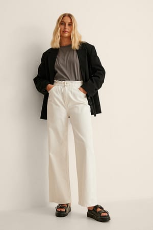 Oversized 3/4 Sleeve Tee Outfit.