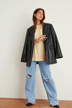 Organic Round Neck Oversized Tee