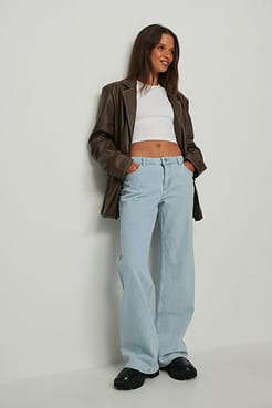 Super Low Waist Y2K Jeans Outfit