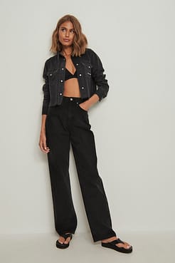 Calvin Klein Cropped Modern Essential Shirt Outfit
