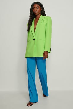 Recycled Sharp Oversized Blazer Outfit