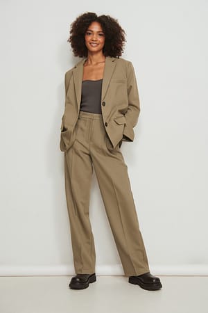Twill Suit Pants Outfit