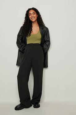 Double Strap Detail Body Outfit