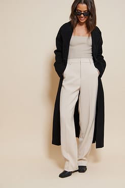 Oversized Belt Coat Outfit