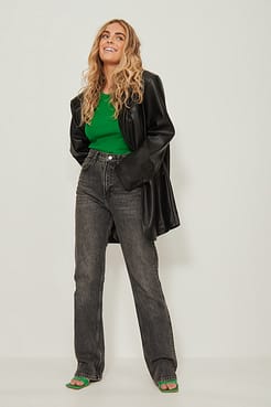 Organic Ribbed Tank Outfit.