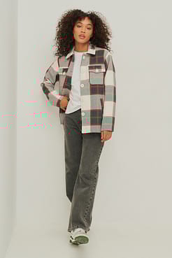Checked Overshirt Outfit.