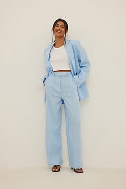 Linen Blazer Outfit
