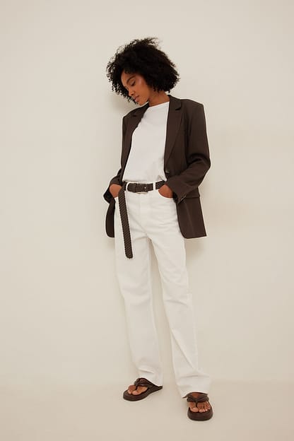 Brown Blazer oversize habillé