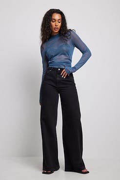Fine Knitted Turtle Neck Lurex Top Outfit