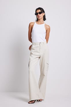 Soft Rigid Pocket Detail Denim Outfit