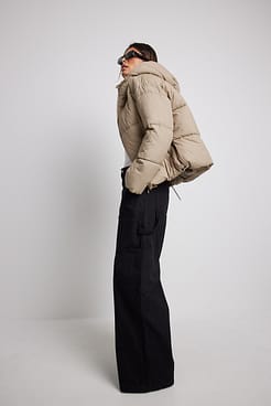 Padded Short Jacket Outfit