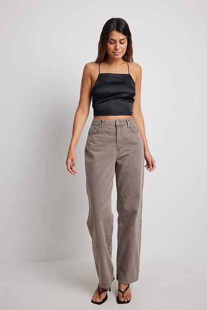 Black Haut satin