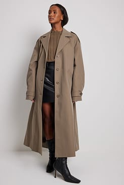 Oversized Trench Coat Outfit.