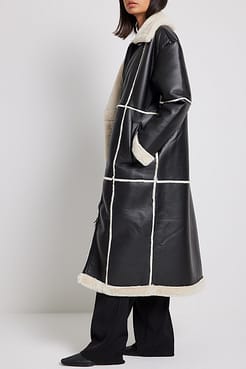 Bonded Faux Fur Jacket Outfit