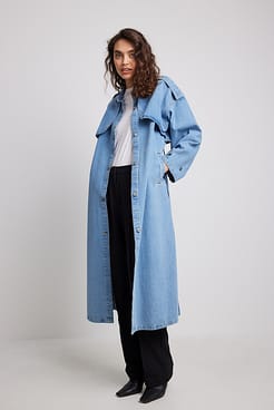 Denim Trenchcoat Outfit
