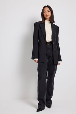 Fitted Sharp Blazer Outfit