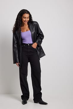 Squared Neck Singlet Outfit
