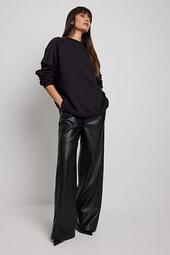Long Basic Sweater Outfit.