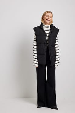 Oversized Padded Vest Outfit