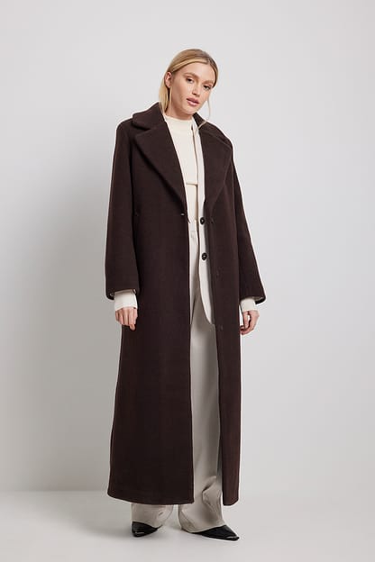 Brown Manteau long