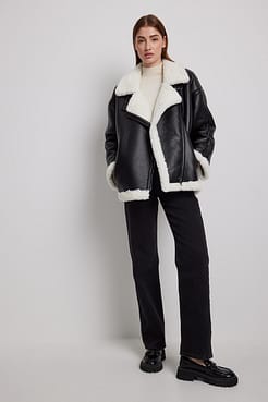 Bonded Aviator Jacket Outfit