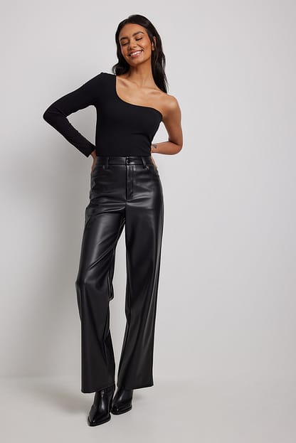 Black Bottes western à talon oblique