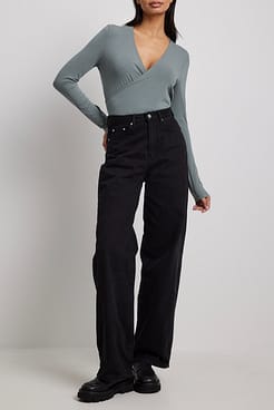 Wrap Top Outfit.