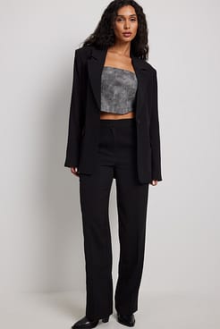 Cropped Corset Top Outfit.