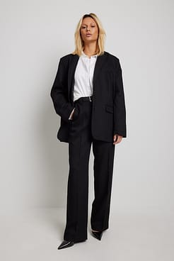Twill Suit Pants Outfit.