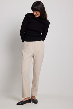 Tapered Suit Pants Outfit.