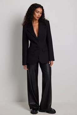 Tailored Cut Out Blazer Outfit