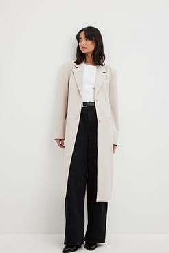 Straight Coat Outfit.