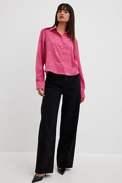 Structured Balloon Sleeve Shirt Outfit